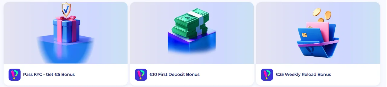 PlayID offers — pass KYC bonus, first deposit bonus and weekly reload